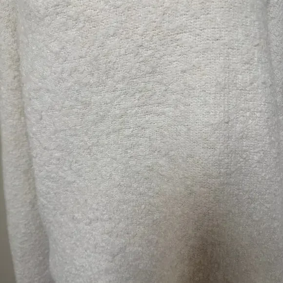 Free People Stormy Pullover Wool Alpaca Blend Sweater in Oatmeal Heather Size M - Picture 6 of 9